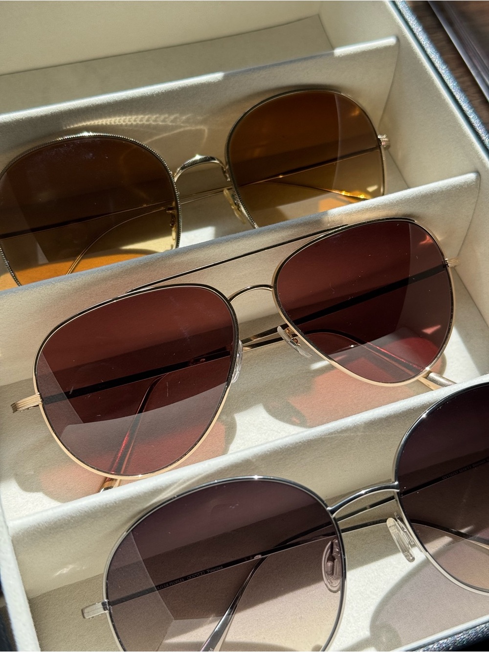 Oliver Peoples x The Row Aviator Sunglasses